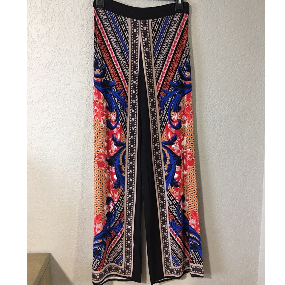 4/$25 Jealous Tomato wide leg boho style pants